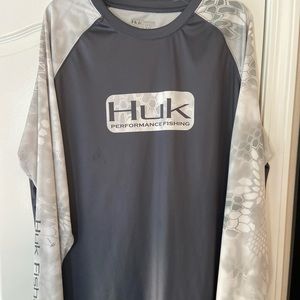Huk XXL long sleeve fishing shirt-yet design
